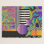 Vaporwave glitch 1 - 80s / 90s Retro Jigsaw Puzzle Gallery Image 1