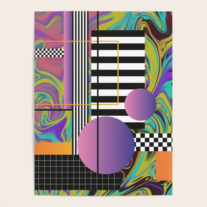 Vaporwave glitch 1 - 80s / 90s Retro Poster Gallery Image 4