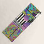 Vaporwave glitch 1 - 80s / 90s Retro Yoga Mat Gallery Image 1