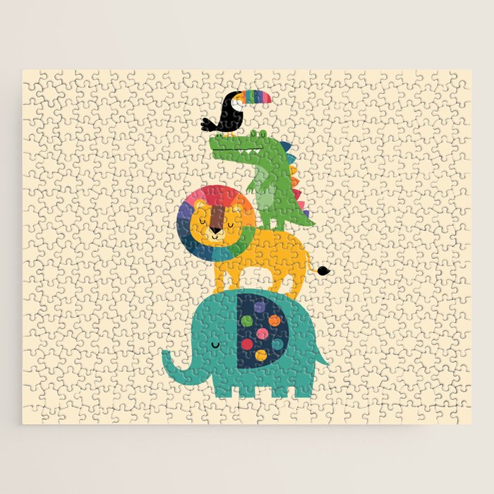 Rainbow Safari Jigsaw Puzzle Gallery Image 1