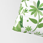 Mexican Otomí Design in Green by Akbaly Pillow Sham Gallery Image 4