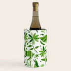 Mexican Otomí Design in Green by Akbaly Wine Chiller Gallery Image 2