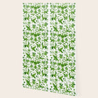 Mexican Otomí Design in Green by Akbaly Wallpaper Gallery Image 2