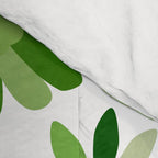 Mexican Otomí Design in Green by Akbaly Comforter Gallery Image 4