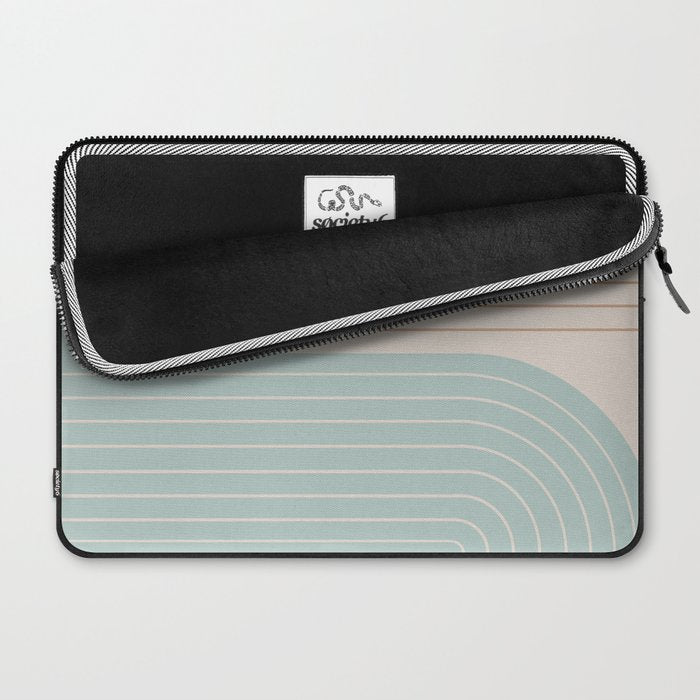 Two Tone Line Curvature XL Laptop Sleeve Gallery Image 2