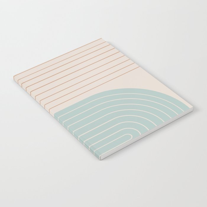 Two Tone Line Curvature XL Notebook Gallery Image 2