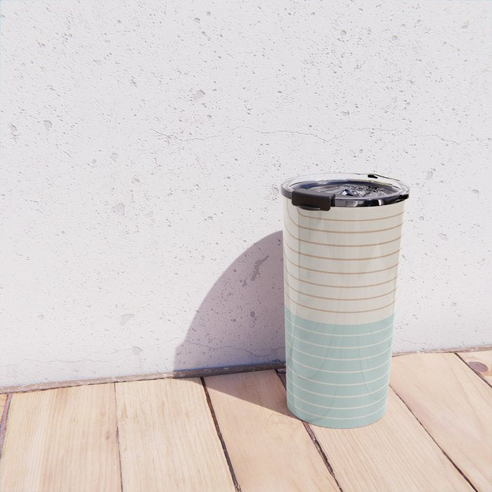 Two Tone Line Curvature XL Travel Mug Gallery Image 4