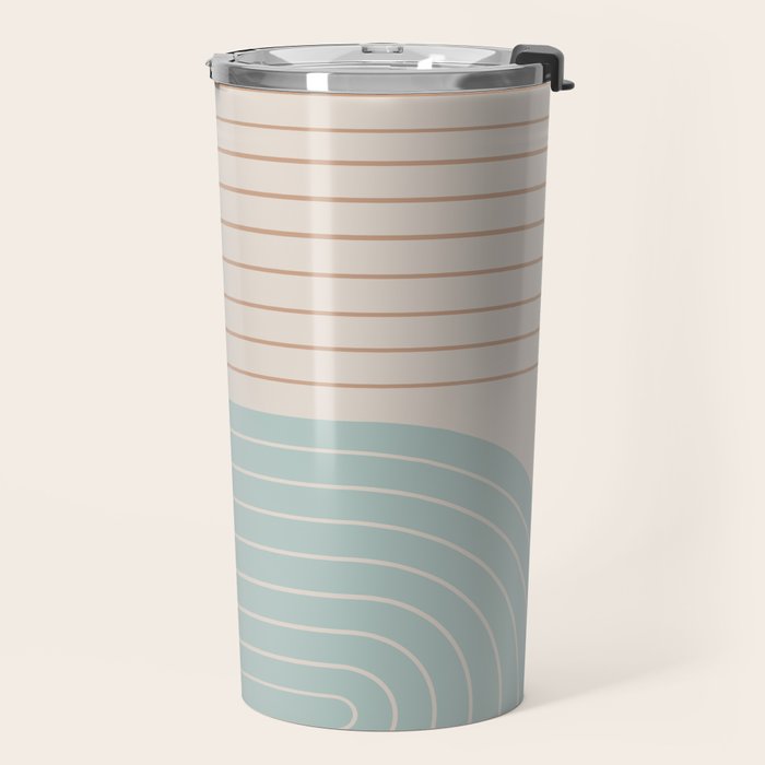 Two Tone Line Curvature XL Travel Mug Gallery Image 2