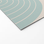 Two Tone Line Curvature XL Welcome Mat Gallery Image 2