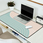 Two Tone Line Curvature XL Desk Mat Gallery Image 2