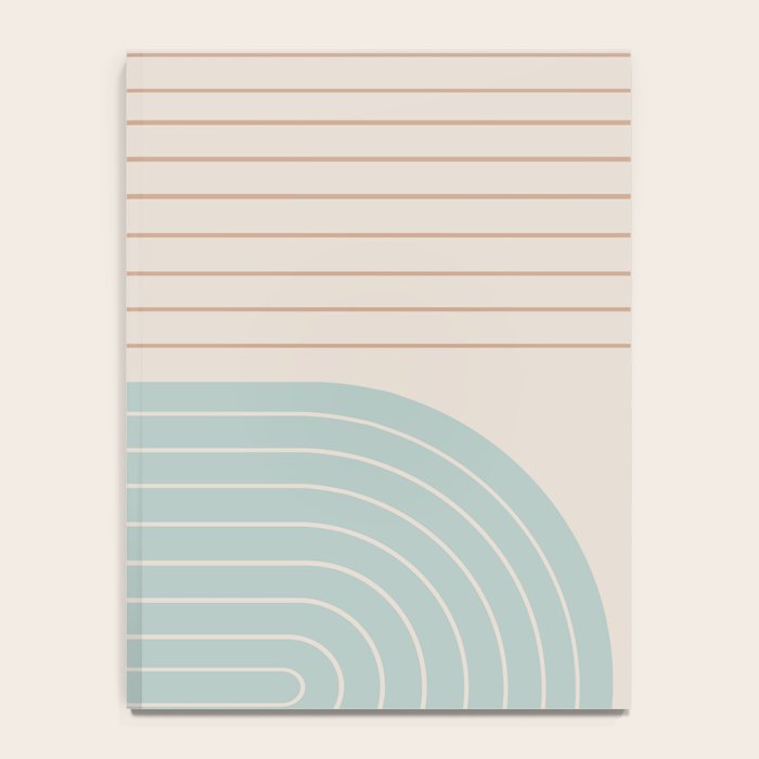 Two Tone Line Curvature XL Notebook Gallery Image 4
