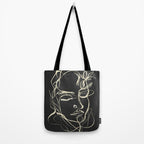 Abstract Face 89 Tote Bag Gallery Image 2