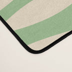 Coastal Fish Mid Century Modern Minimalist Pattern in Light Pastel Green Cream Blue Desk Mat Gallery Image 4