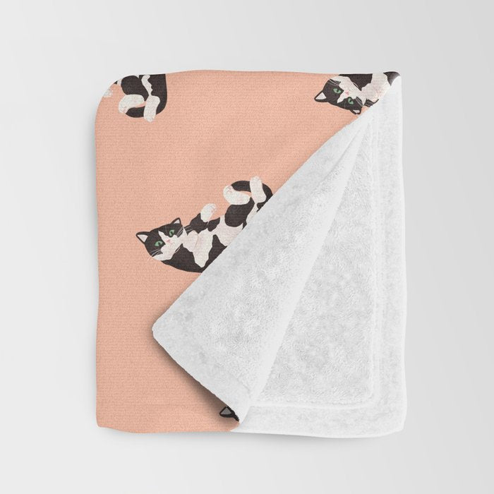 Oreo Cat Throw Blanket Gallery Image 3