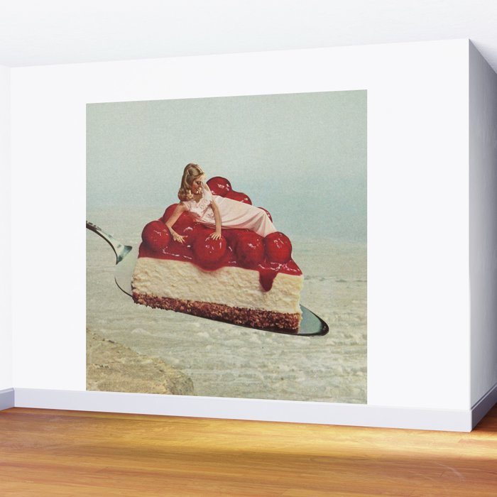 Cherryo - Cherry Cheesecake  Wall Mural Gallery Image 2