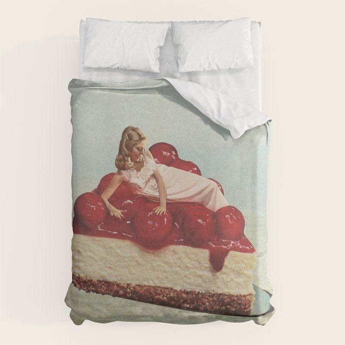 Cherryo - Cherry Cheesecake  Duvet Cover Gallery Image 6