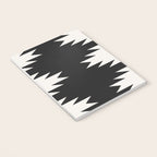 Geometric Southwestern Minimalism - Black and White Notebook Gallery Image 3