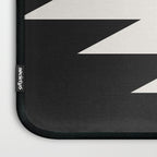Geometric Southwestern Minimalism - Black and White Laptop Sleeve Gallery Image 3