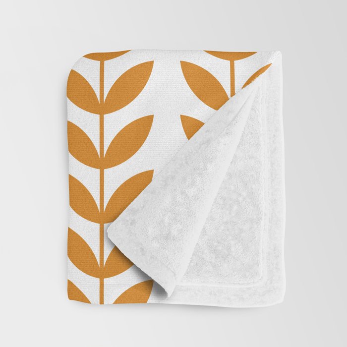 Scandinavian Mid Century Pattern Throw Blanket Gallery Image 3