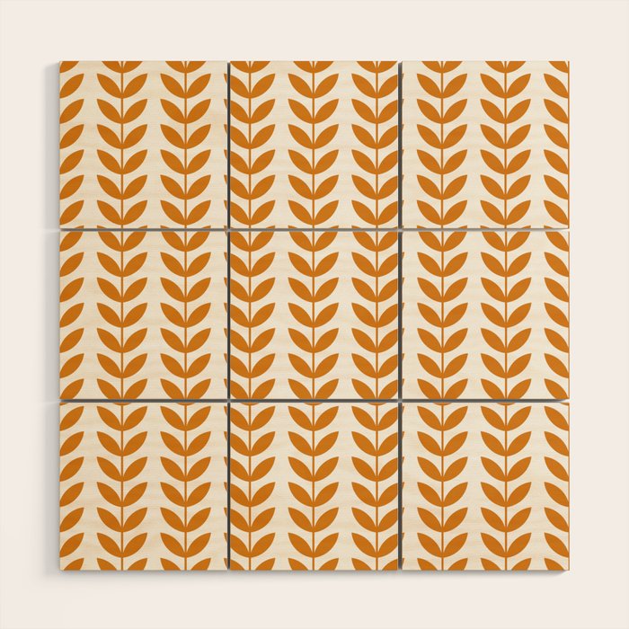Scandinavian Mid Century Pattern Wood Wall Art Gallery Image 1