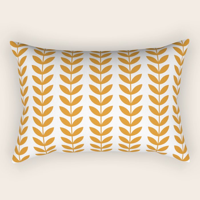 Scandinavian Mid Century Pattern Rectangular Pillow Gallery Image 2