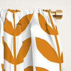 Scandinavian Mid Century Pattern Window Curtain Gallery Image 2