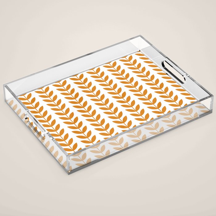 Scandinavian Mid Century Pattern Acrylic Tray Gallery Image 1