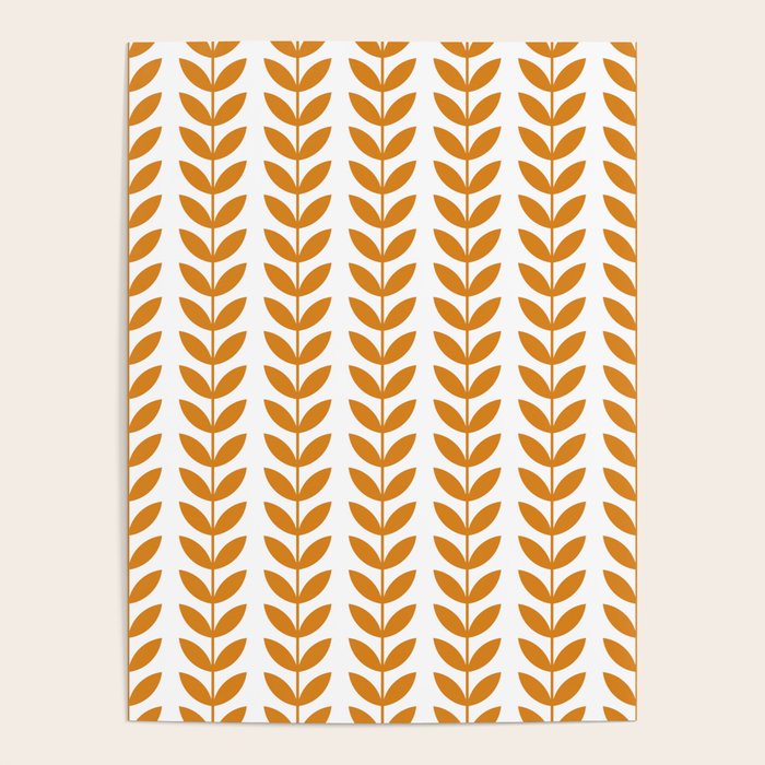 Scandinavian Mid Century Pattern Poster Gallery Image 4