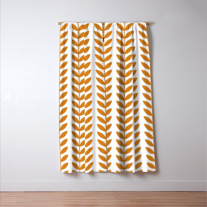 Scandinavian Mid Century Pattern Window Curtain Gallery Image 3