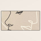 Abstract Face 16 Desk Mat Gallery Image 3
