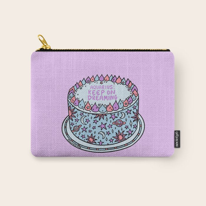 Aquarius Cake Carry All Pouch Gallery Image 1