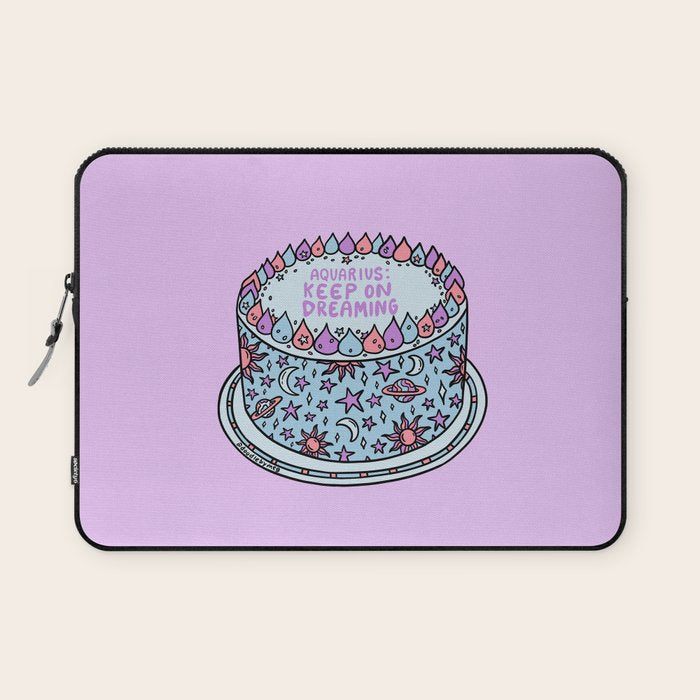 Aquarius Cake Laptop Sleeve Gallery Image 1