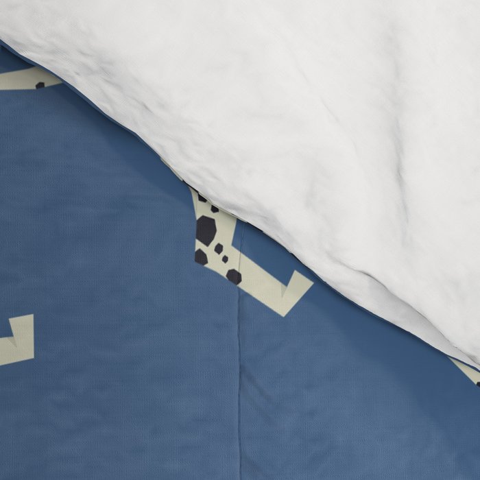 Dalmatian On Blue Comforter Gallery Image 4
