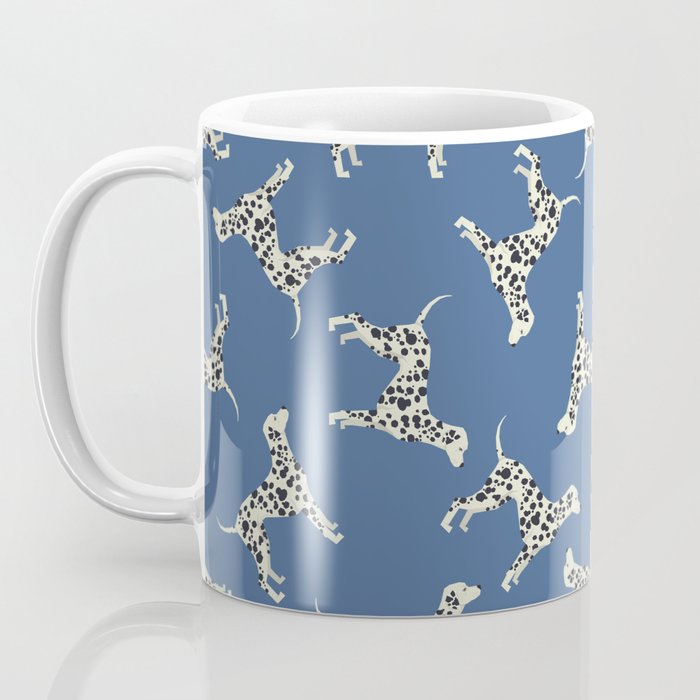 Dalmatian On Blue Coffee Mug Gallery Image 3
