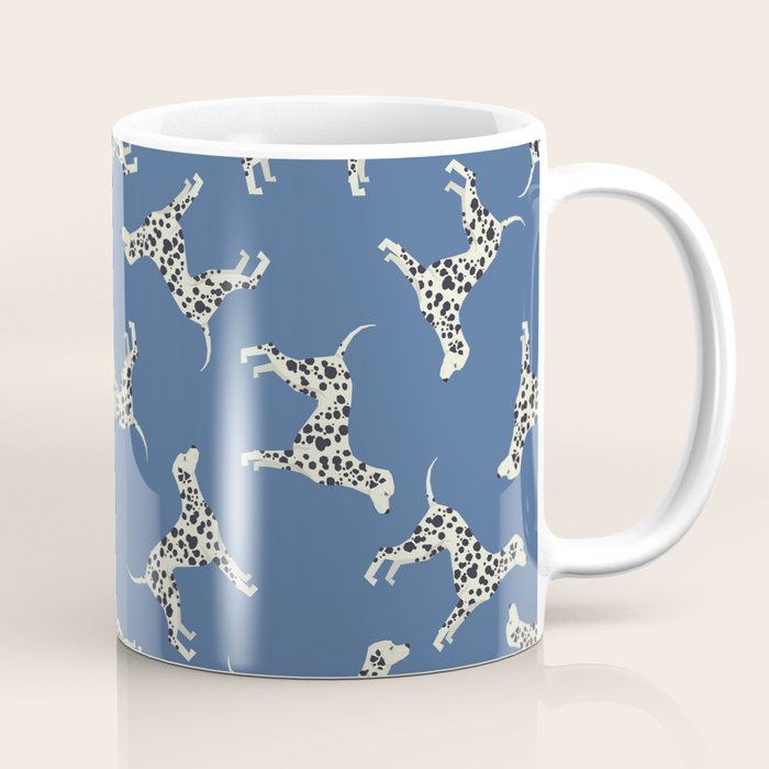 Dalmatian On Blue Coffee Mug Gallery Image 1