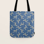 Dalmatian On Blue Tote Bag Gallery Image 1