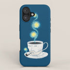 Starry starry coffee iPhone Case Gallery Image 1