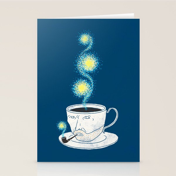 Starry starry coffee Stationery Card Gallery Image 2