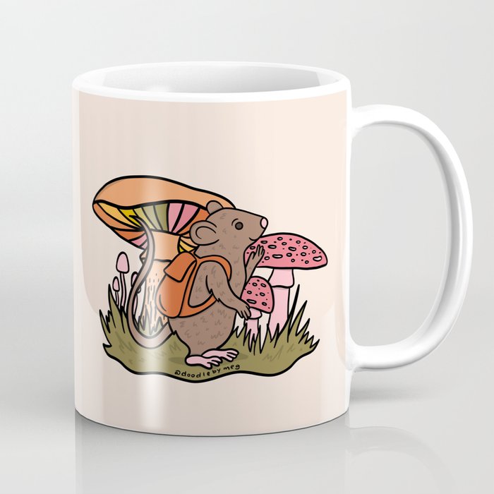Rat With a Backpack Coffee Mug Gallery Image 1