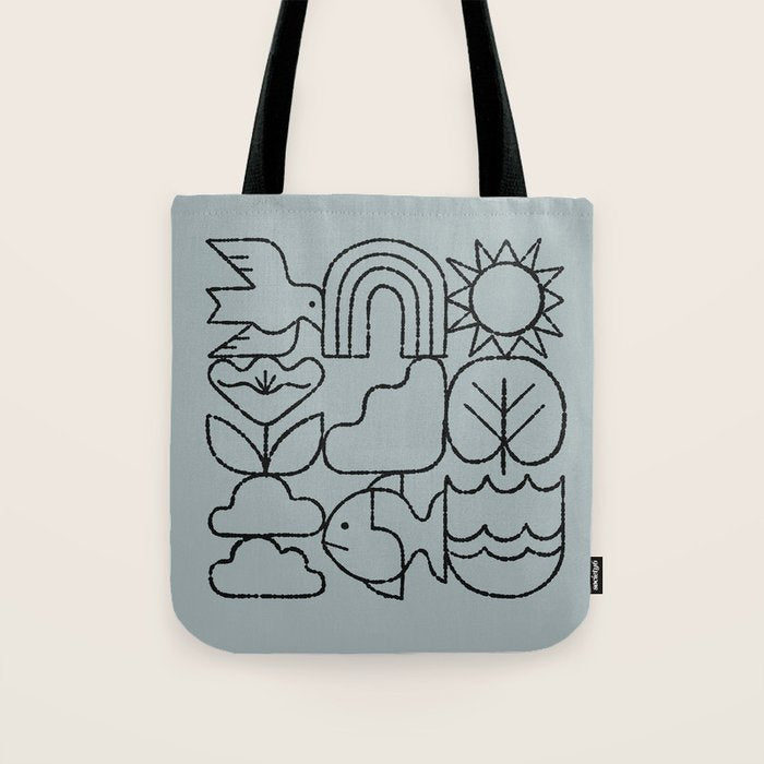 Harmony Grid Tote Bag Gallery Image 1