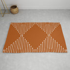Geo (Rust) Rug Gallery Image 2