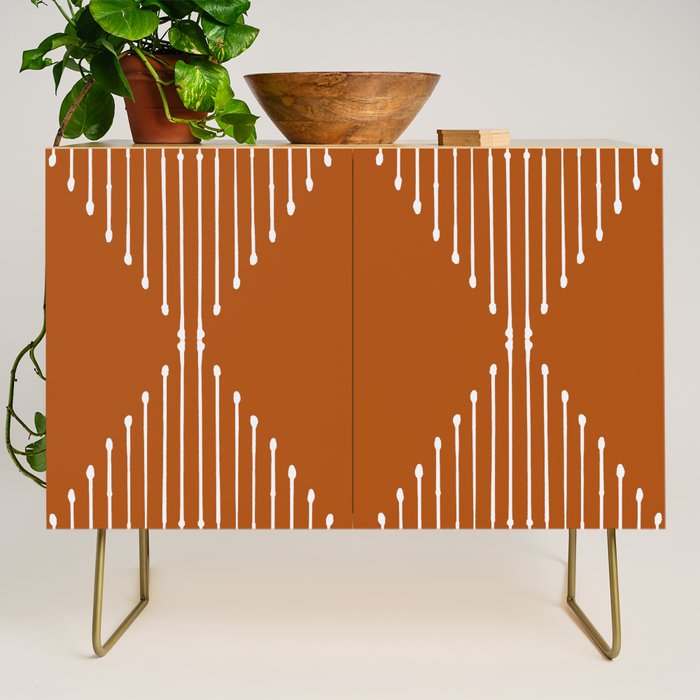 Geo (Rust) Credenza Gallery Image 1