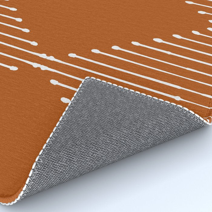 Geo (Rust) Rug Gallery Image 4