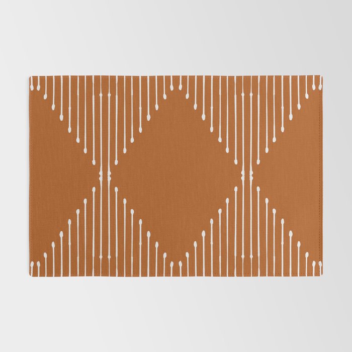 Geo (Rust) Rug Gallery Image 2