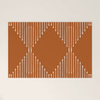 Geo (Rust) Welcome Mat Gallery Image 1
