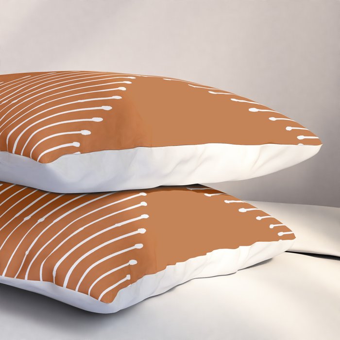 Geo (Rust) Pillow Sham Gallery Image 3