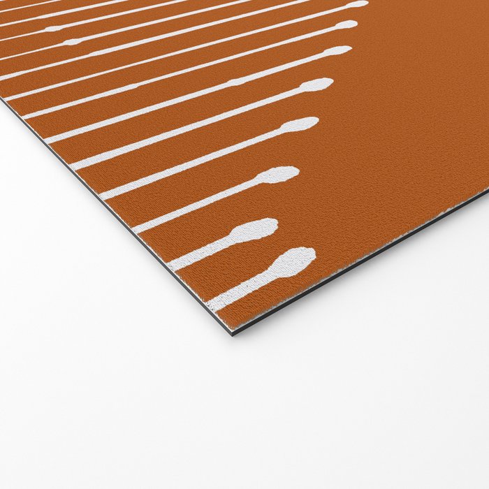 Geo (Rust) Welcome Mat Gallery Image 2