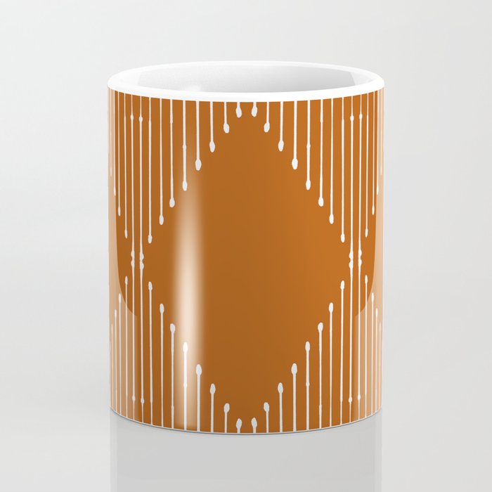 Geo (Rust) Coffee Mug Gallery Image 4