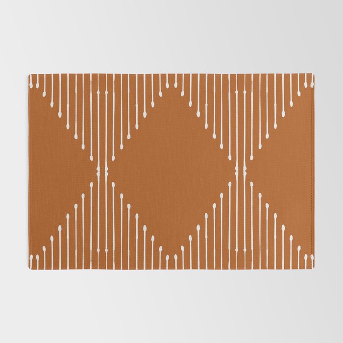 Geo (Rust) Rug Gallery Image 2