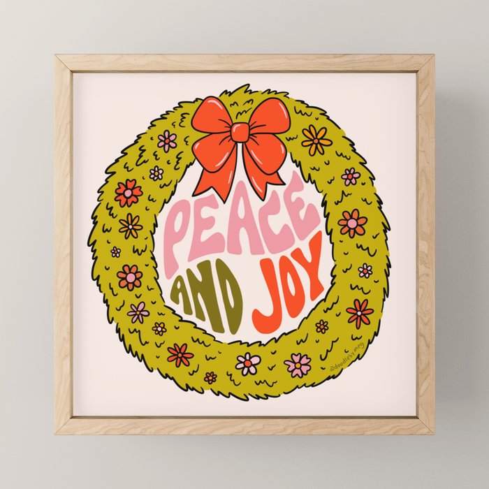Peace and Joy Mini Art Print Gallery Image 1